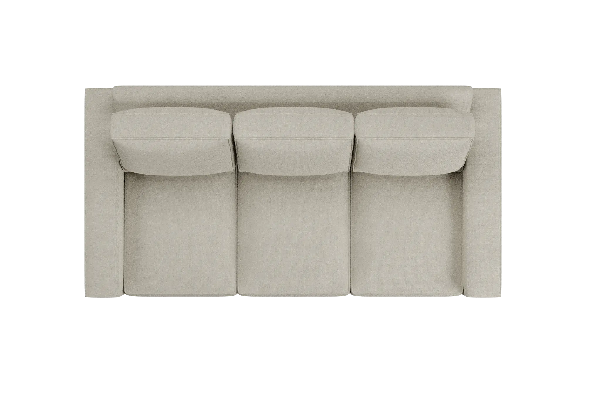 Edgewater Suave Beige 84" Sofa W/ 3 Cushions Edgewater Suave Beige 84" Sofa W/ 3 Cushions