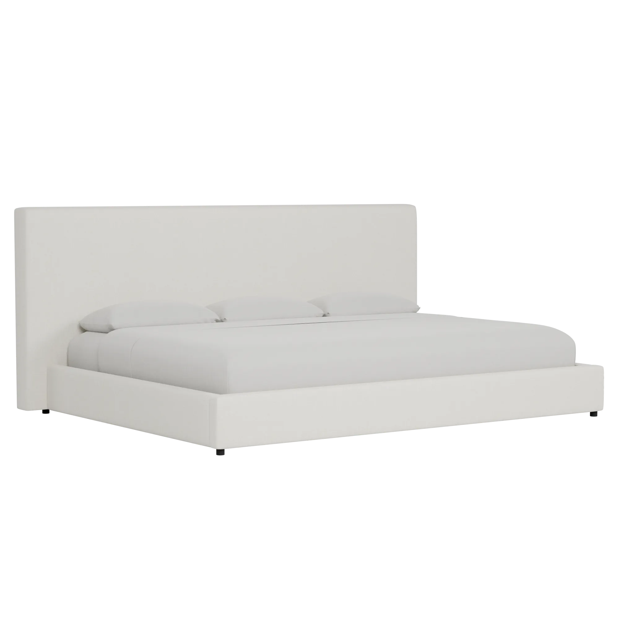 Grayton Elite Ivory 54" Upholstered Platform Bed
