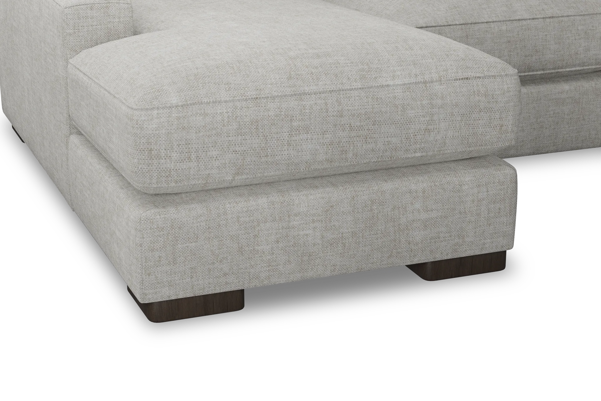 Edgewater Elevation Khaki Medium Left Chaise Sectional