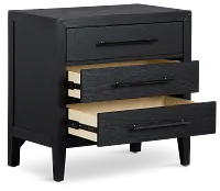 Alden Black Nightstand