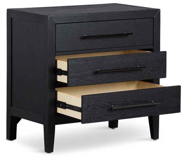 Alden Black Nightstand