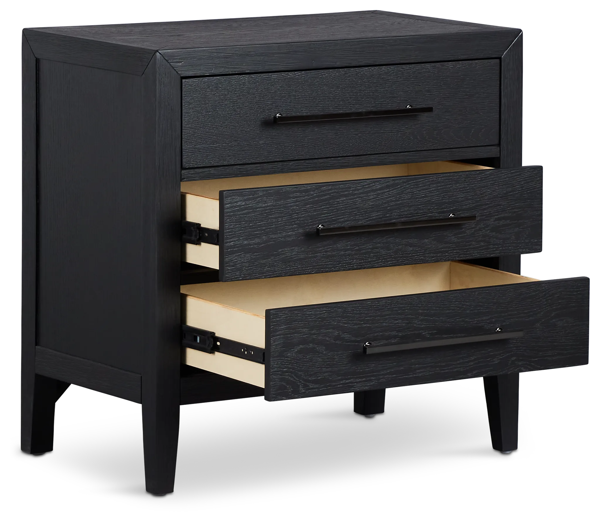 Alden Black Nightstand