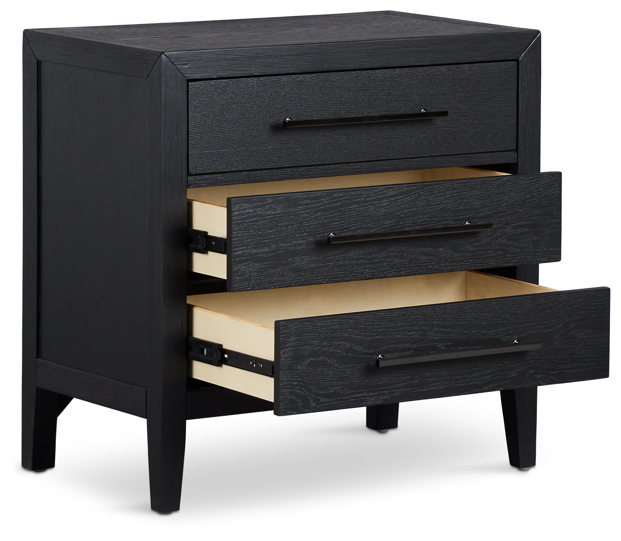 Alden Black Nightstand Alden Black Nightstand