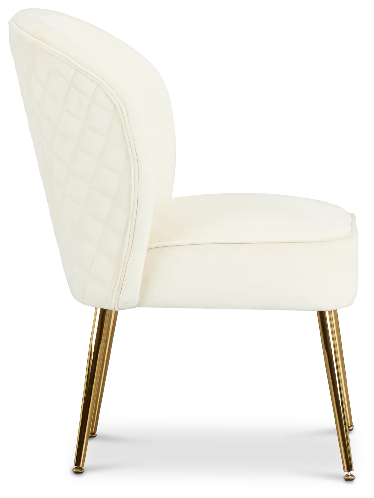 Tami White Velvet Accent Chair Tami White Velvet Accent Chair