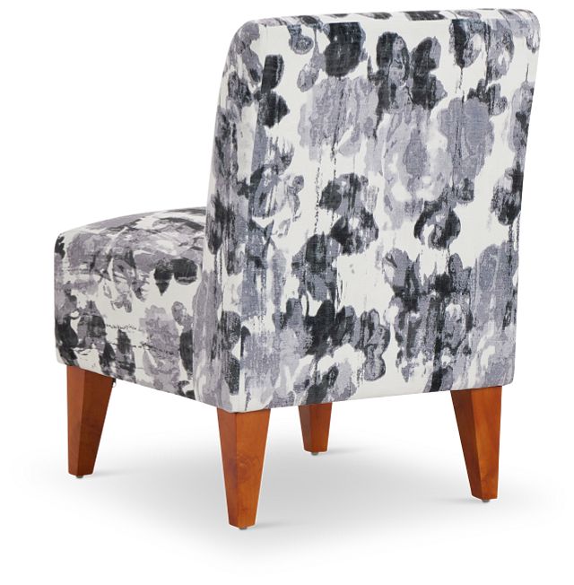 Scarlett Gray Fabric Accent Chair