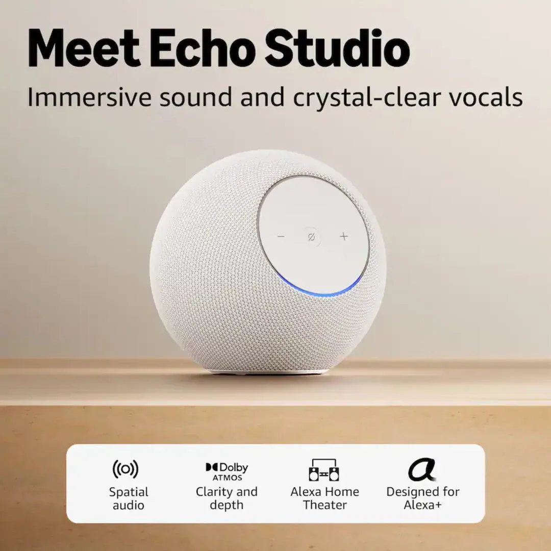 Amazon Echo Studio White Smart Speaker