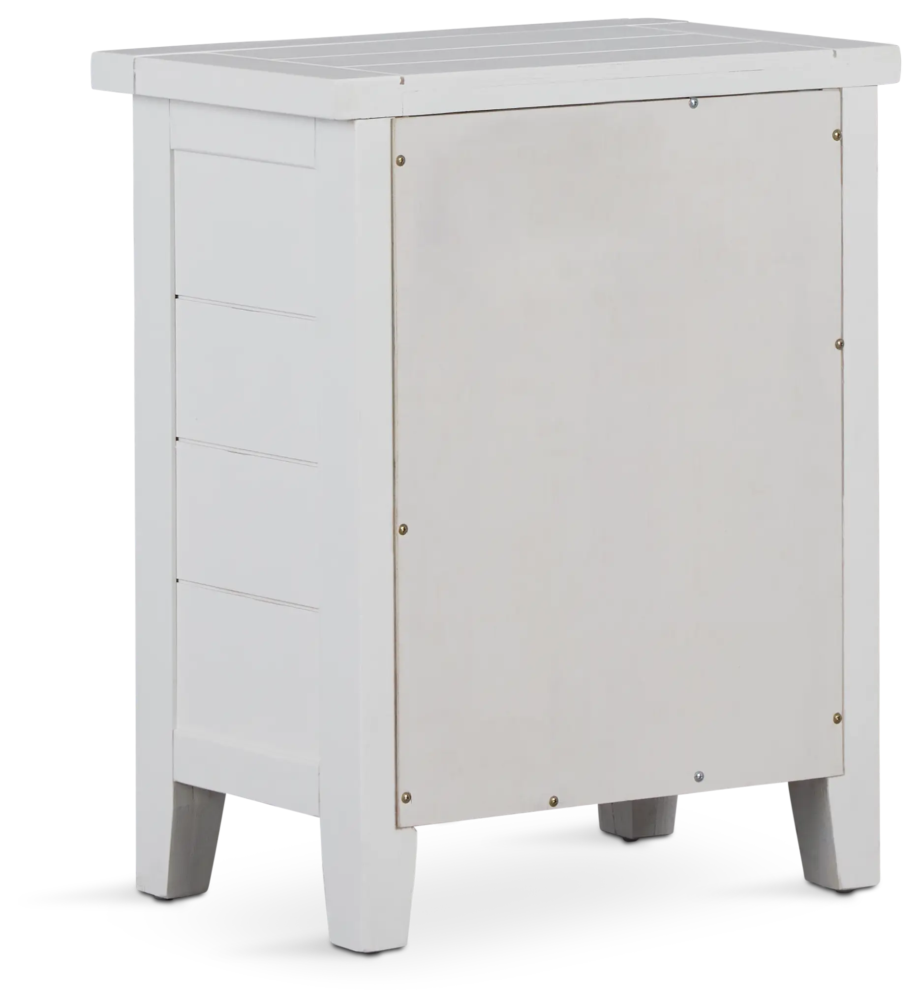Bismark White Storage Accent Table Bismark White Storage Accent Table