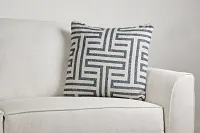 Doric Blue 20" Accent Pillow