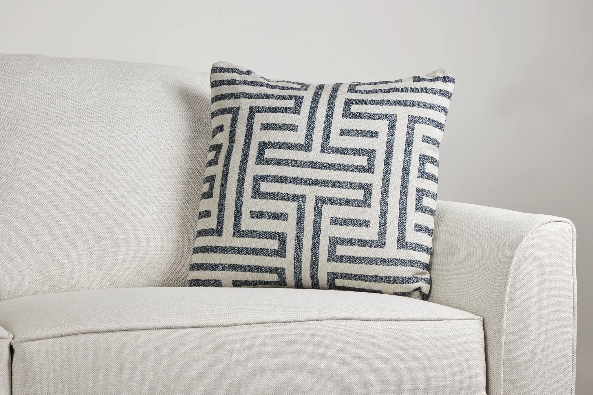 Doric Blue 20" Accent Pillow Doric Blue 20" Accent Pillow
