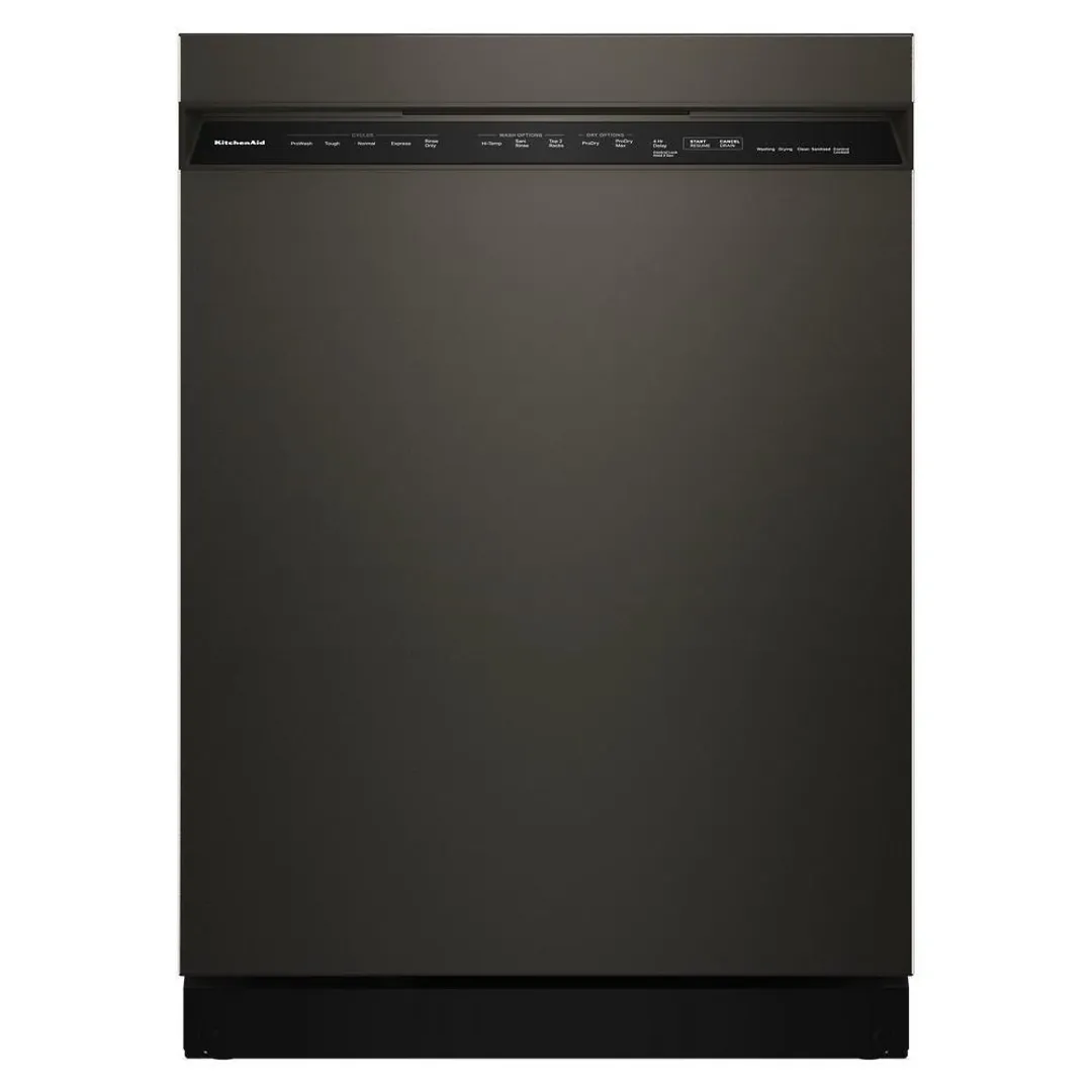 Kitchenaid 324 Series Black Built In Dishwasher