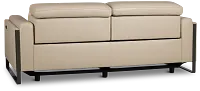 Atlas Taupe Lthr/vinyl Power Reclining Sofa