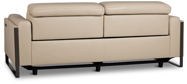 Atlas Taupe Lthr/vinyl Power Reclining Sofa