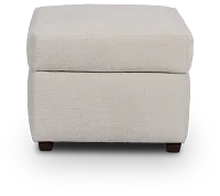 Maxie Light Beige Micro Ottoman