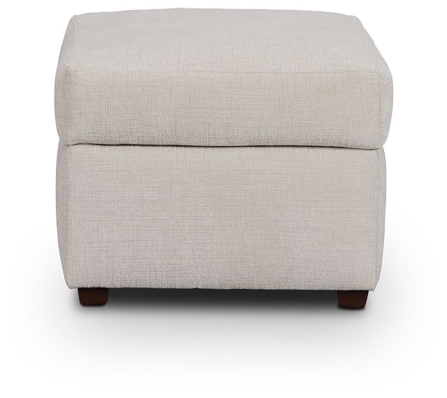 Maxie Light Beige Micro Ottoman