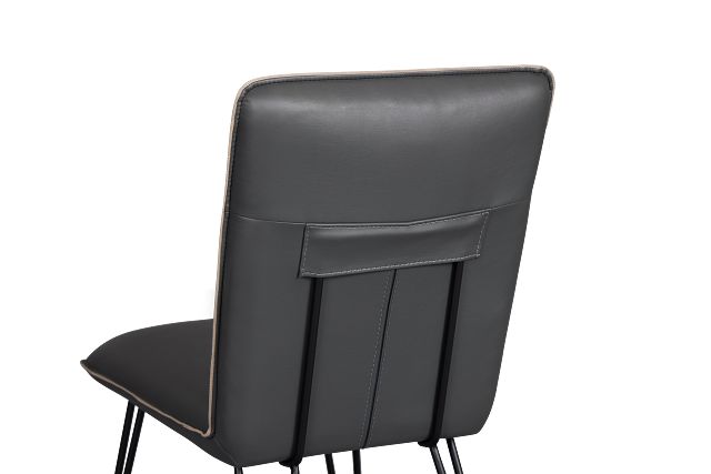 Demi Dark Gray Upholstered Side Chair