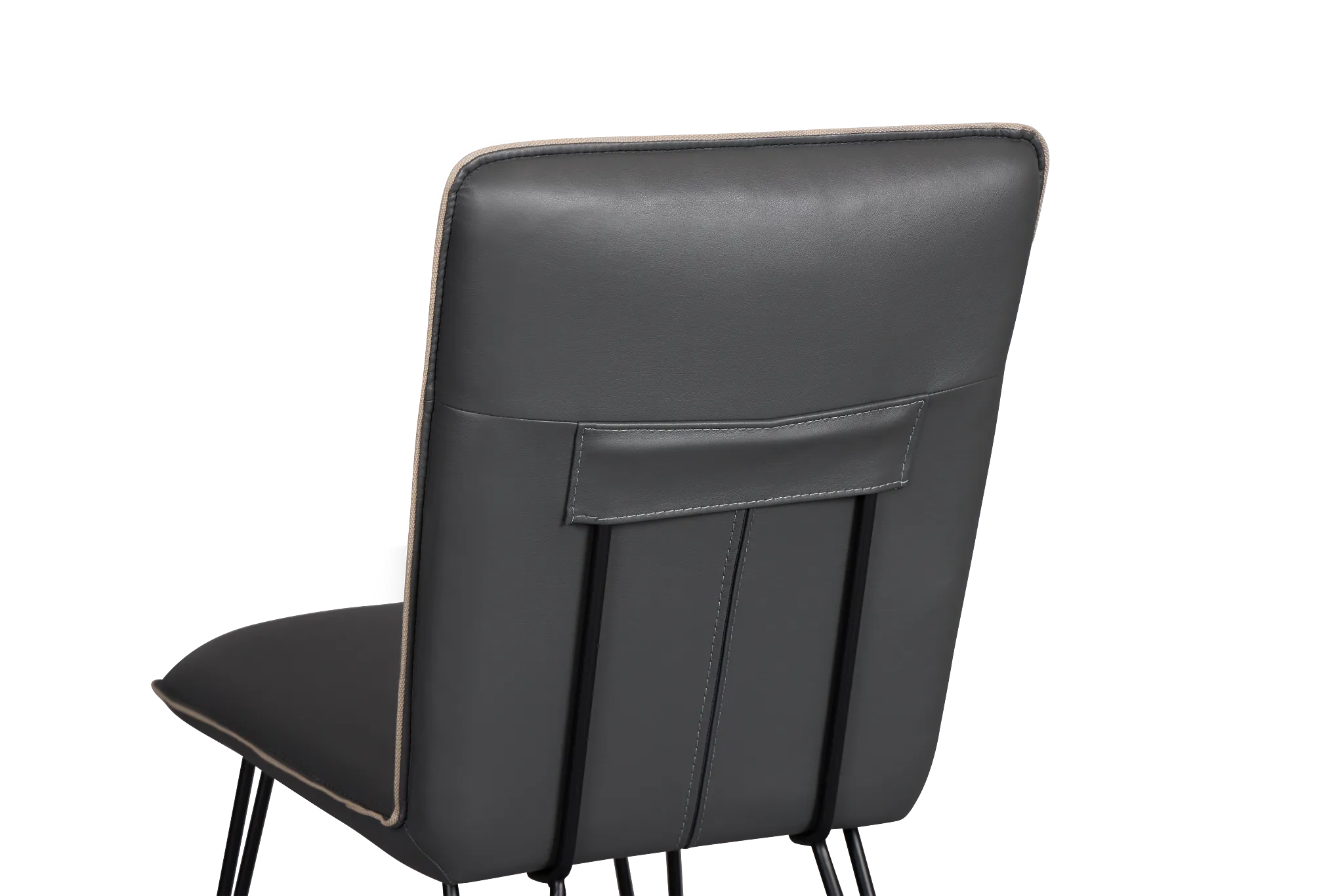 Demi Dark Gray Upholstered Side Chair