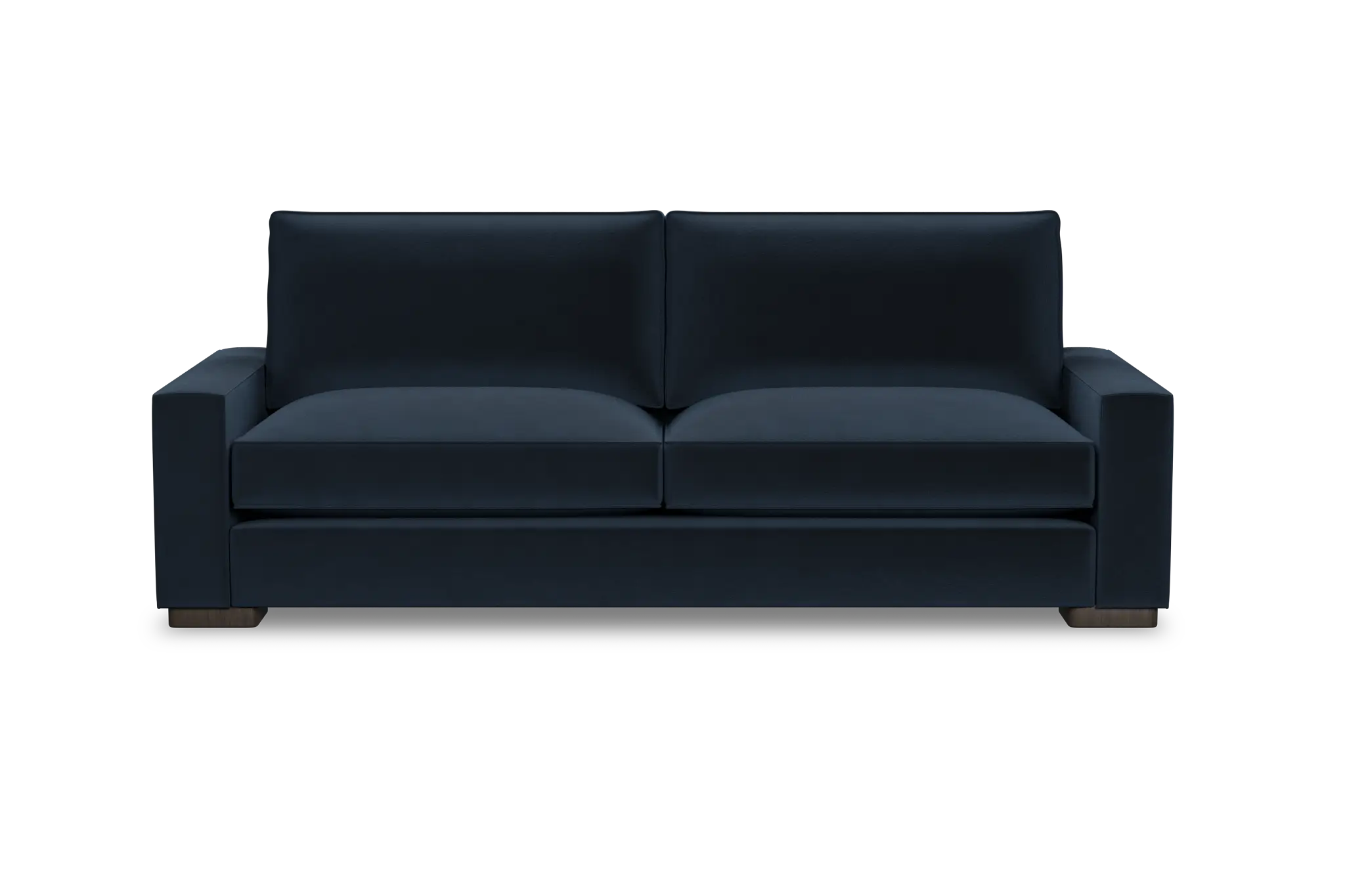 Edgewater Joya Dark Blue 96" Sofa W/ 2 Cushions Edgewater Joya Dark Blue 96" Sofa W/ 2 Cushions