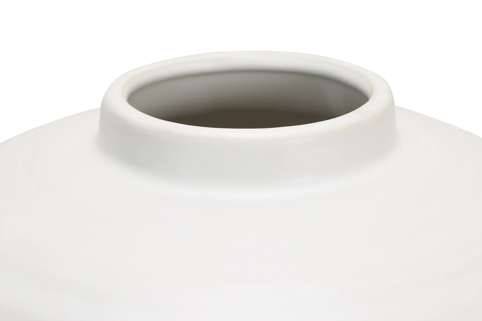 Leila White Small Vase