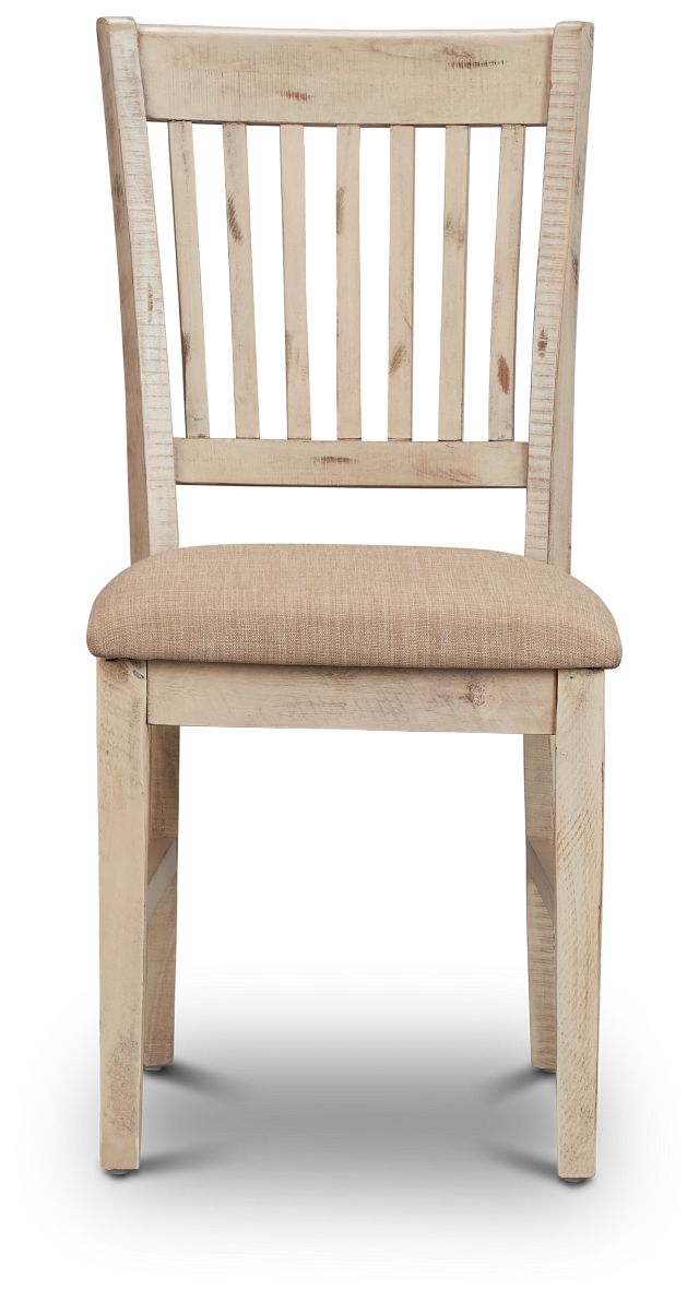 Augusta Ivory Upholstered Desk Chair (2)