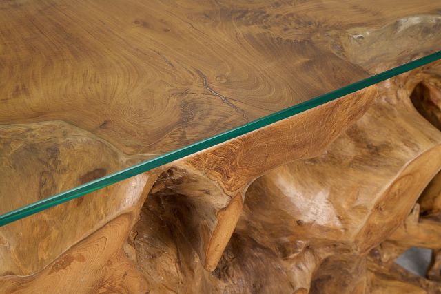 Haven Mid Tone Teak Console Table