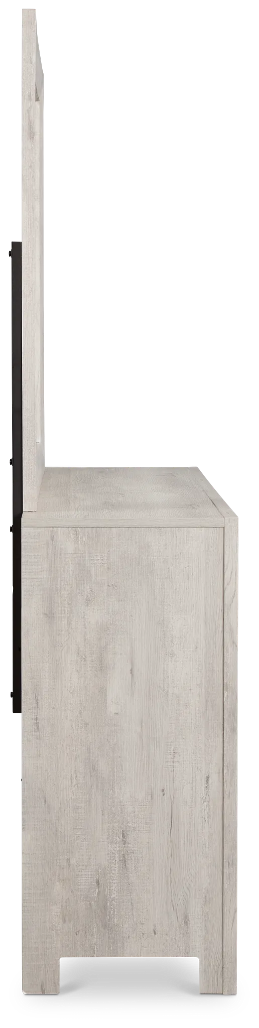 Delray White Dresser & Mirror