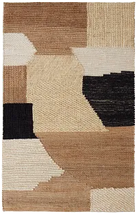 Liam Black Jute 8x11 Area Rug