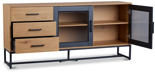 Ivan Light Tone Credenza