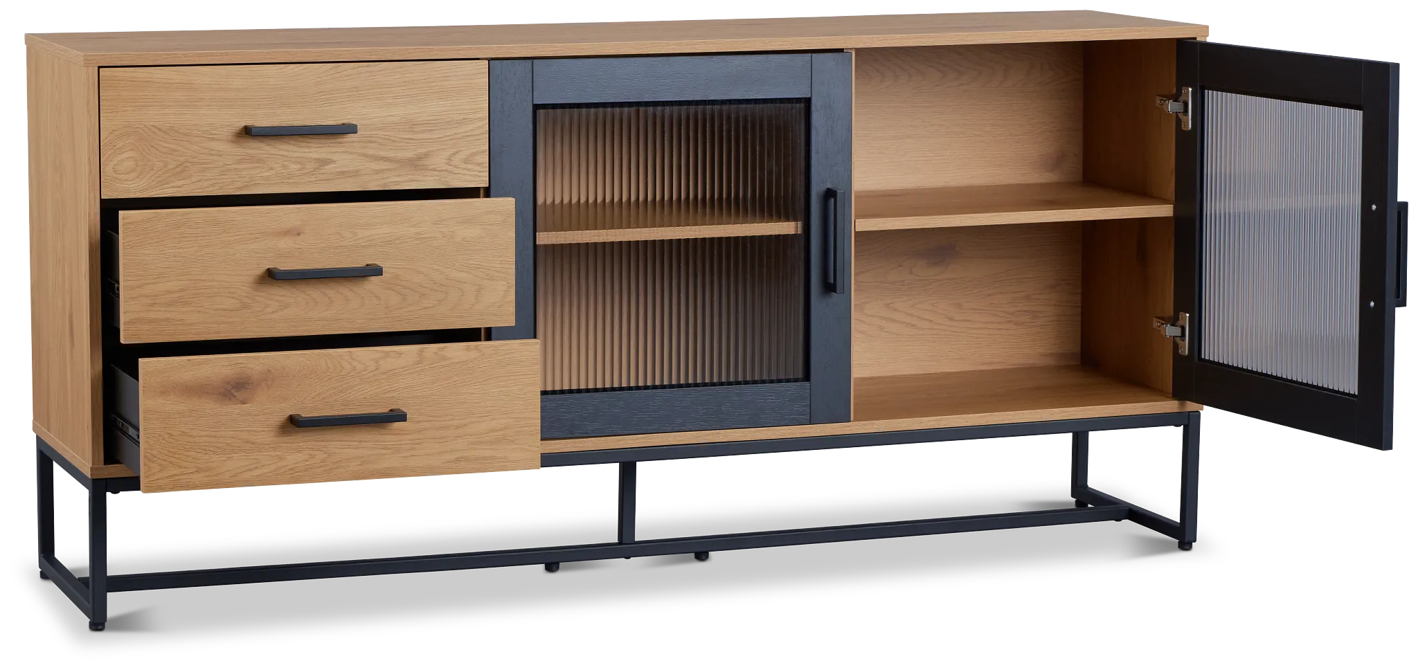 Ivan Light Tone Credenza