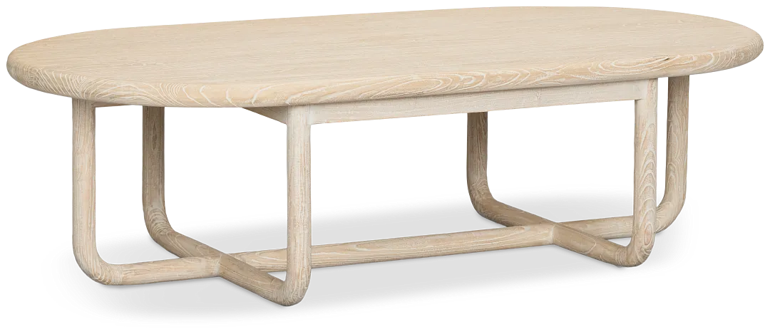 Kairo Light Tone Oval Coffee Table