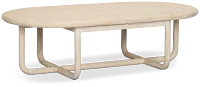 Kairo Light Tone Oval Coffee Table