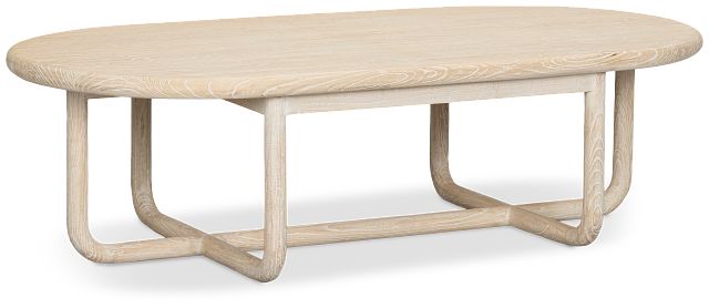 Kairo Light Tone Oval Coffee Table