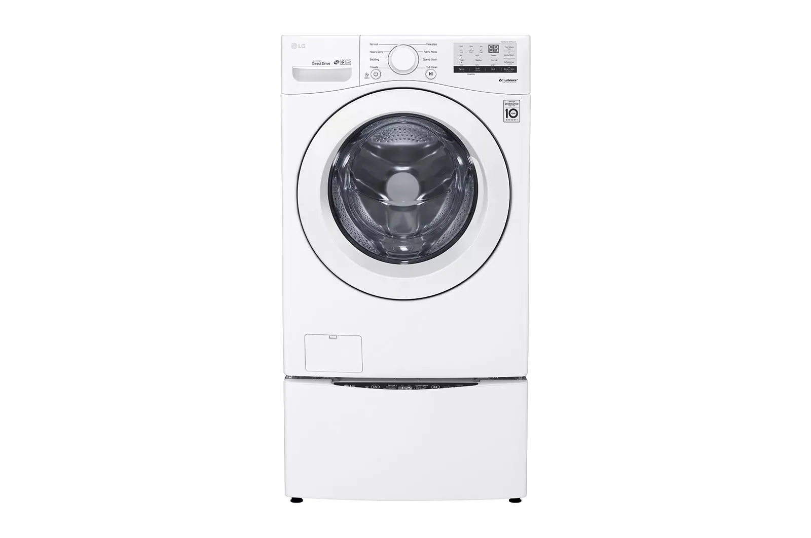 Lg 3400 Series White Front Load Washer