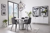 Twirl Black Framed Wall Art