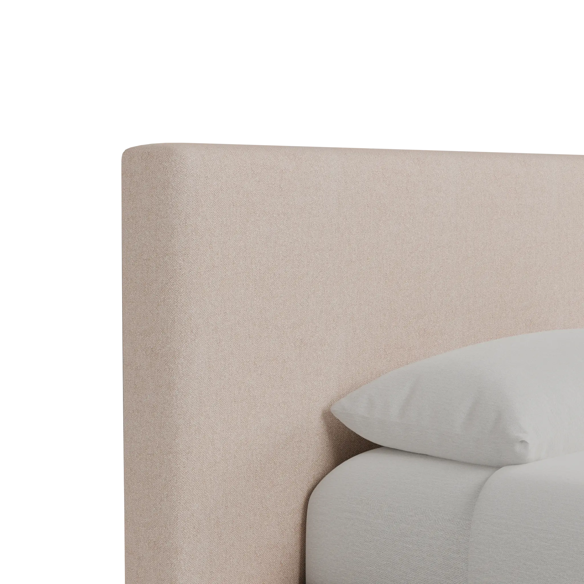 Grayton Elite Light Taupe 44" Upholstered Platform Bed Grayton Elite Light Taupe 44" Upholstered Platform Bed