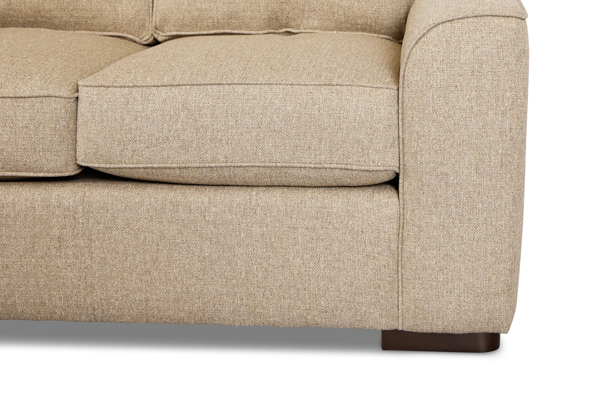 Sinclair Brown Fabric Sofa