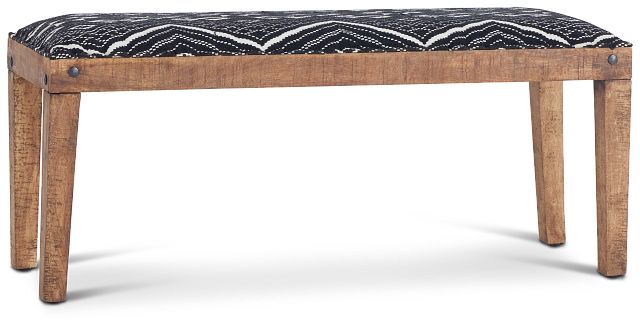 Serene Dark Blue Uph Bench