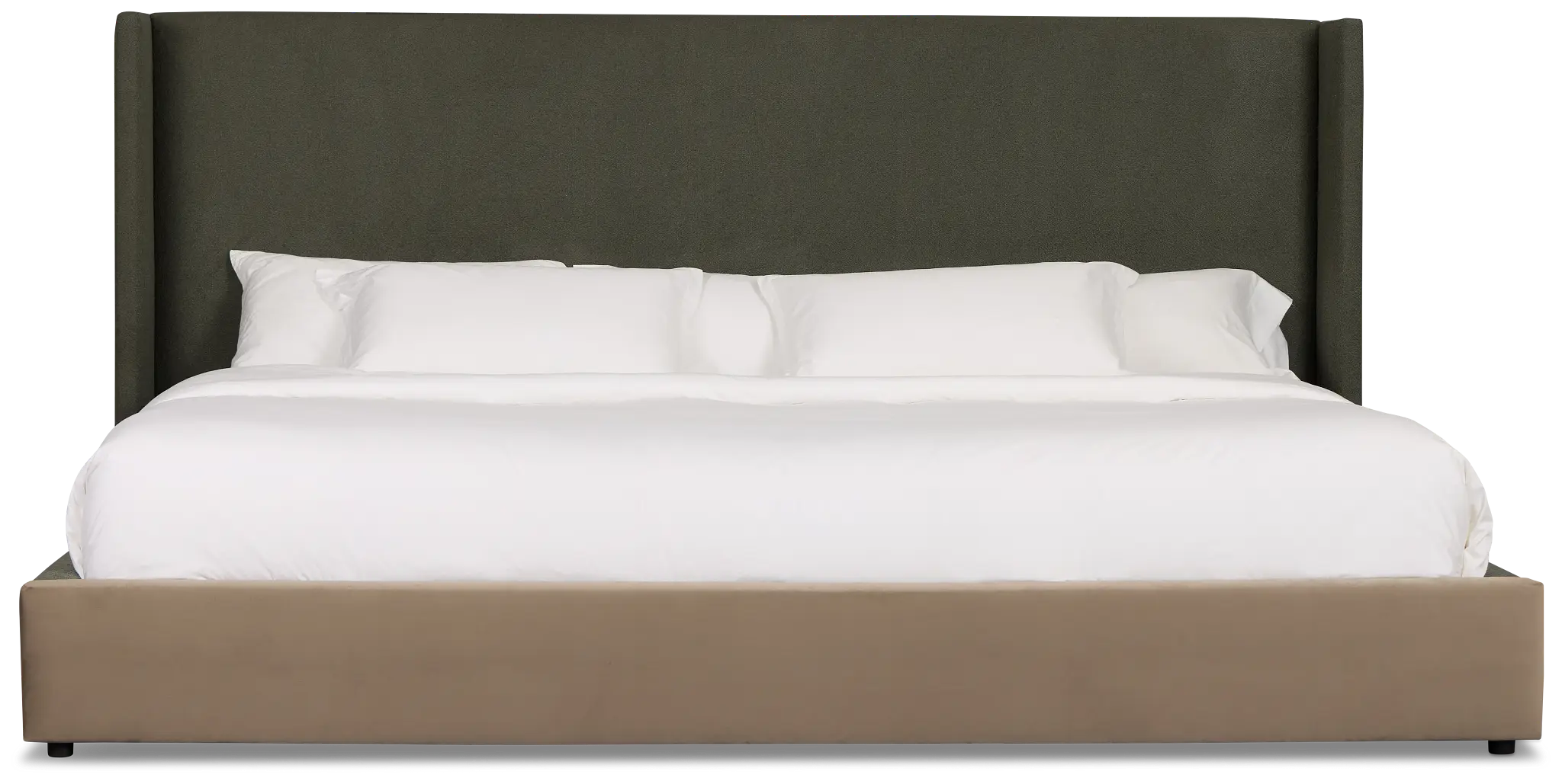 Captiva Sutton Green 60" Upholstered Shelter Bed Captiva Sutton Green 60" Upholstered Shelter Bed