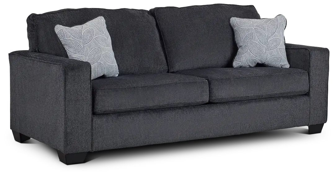 Altari Dark Gray Micro Memory Foam Sleeper Altari Dark Gray Micro Memory Foam Sleeper