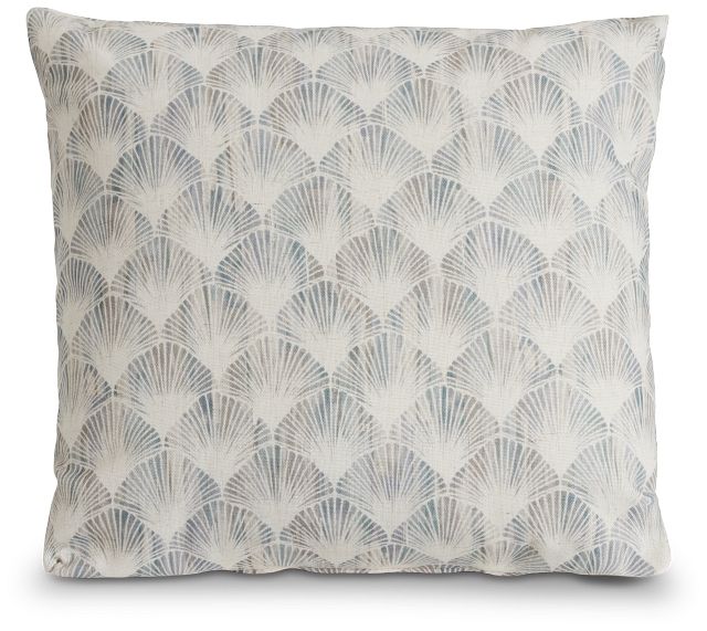 Shell Green Fabric 20" Accent Pillow
