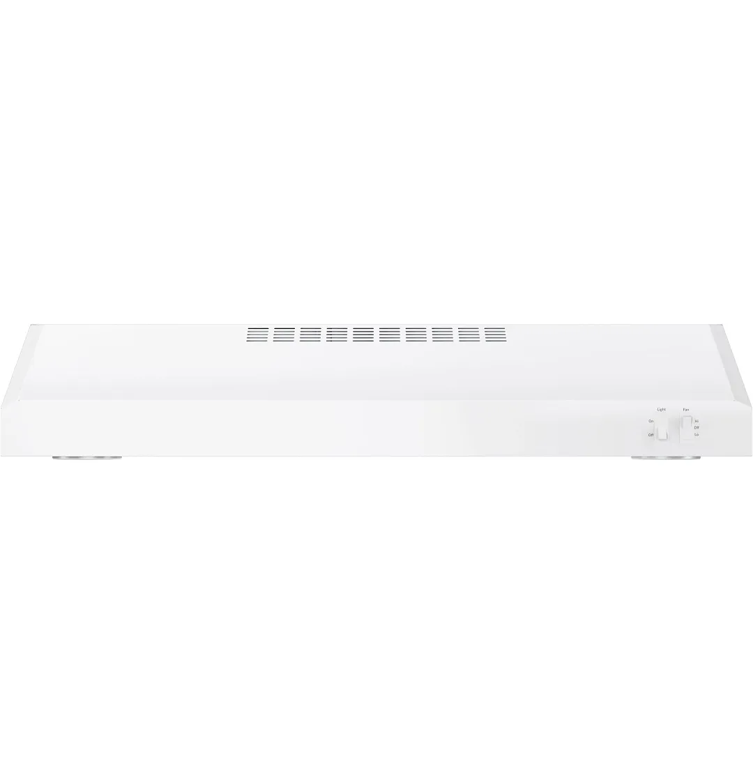 Ge 5305 Series White 30" Undercabinet Vent Hood