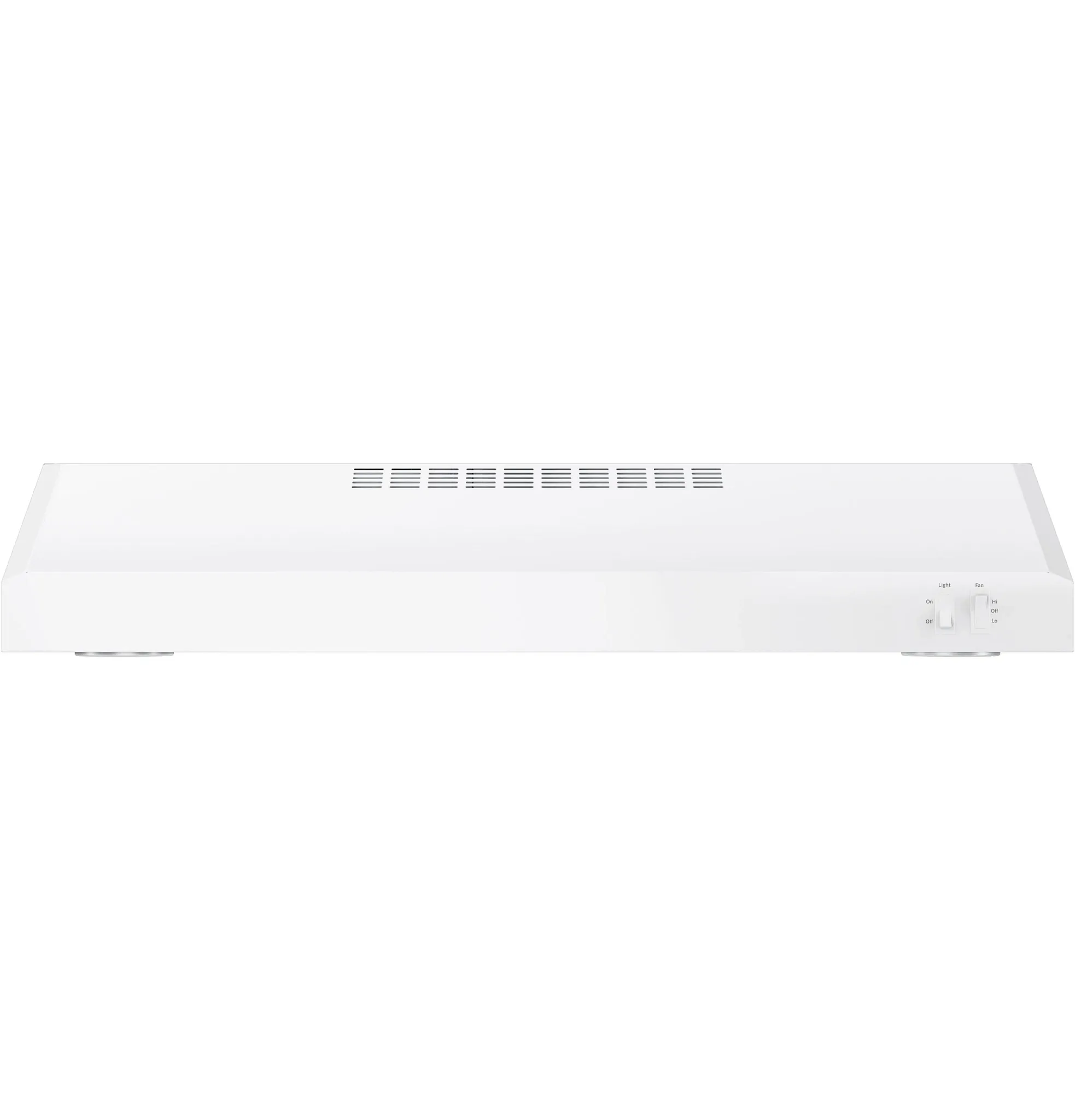 Ge 5305 Series White 30" Wall Mount Canopy Hood