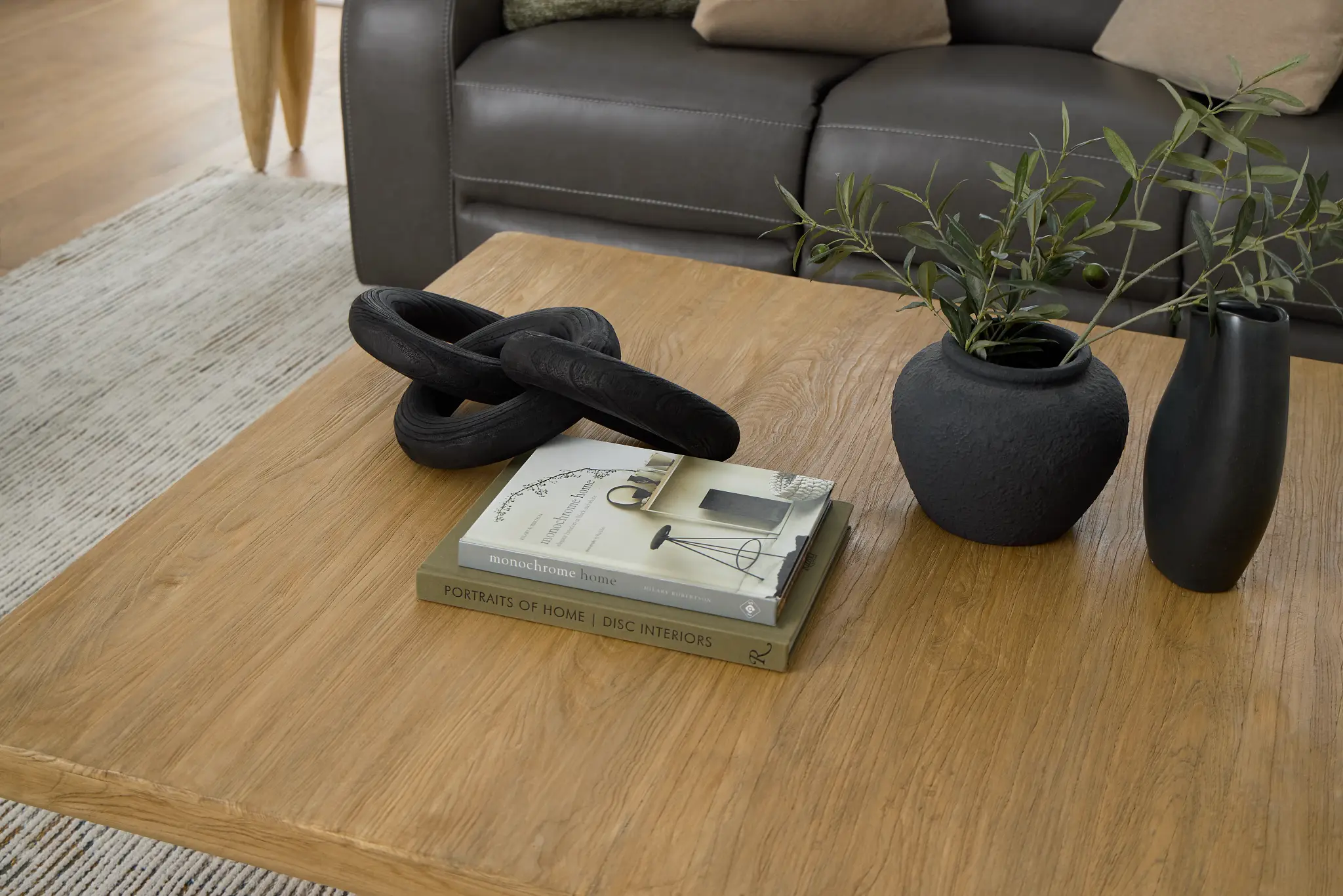 Charley Light Tone Square Coffee Table Charley Light Tone Square Coffee Table