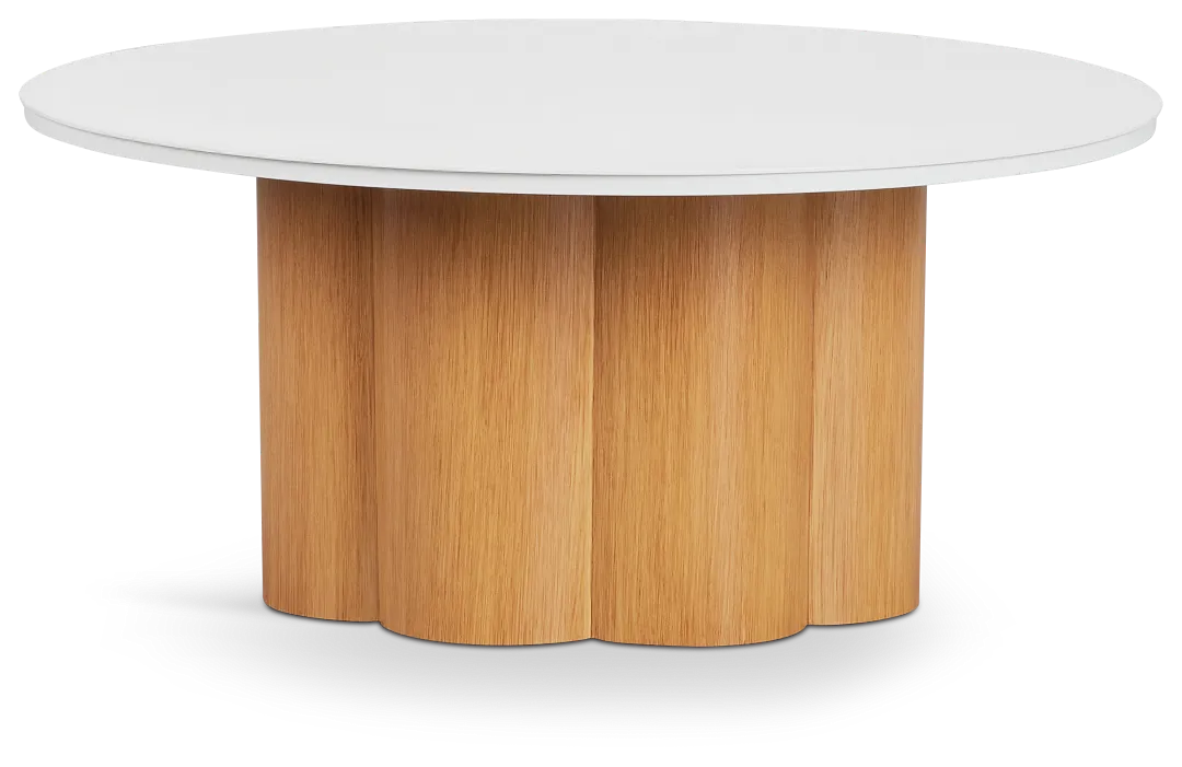 Sunrise Medium White Coffee Table