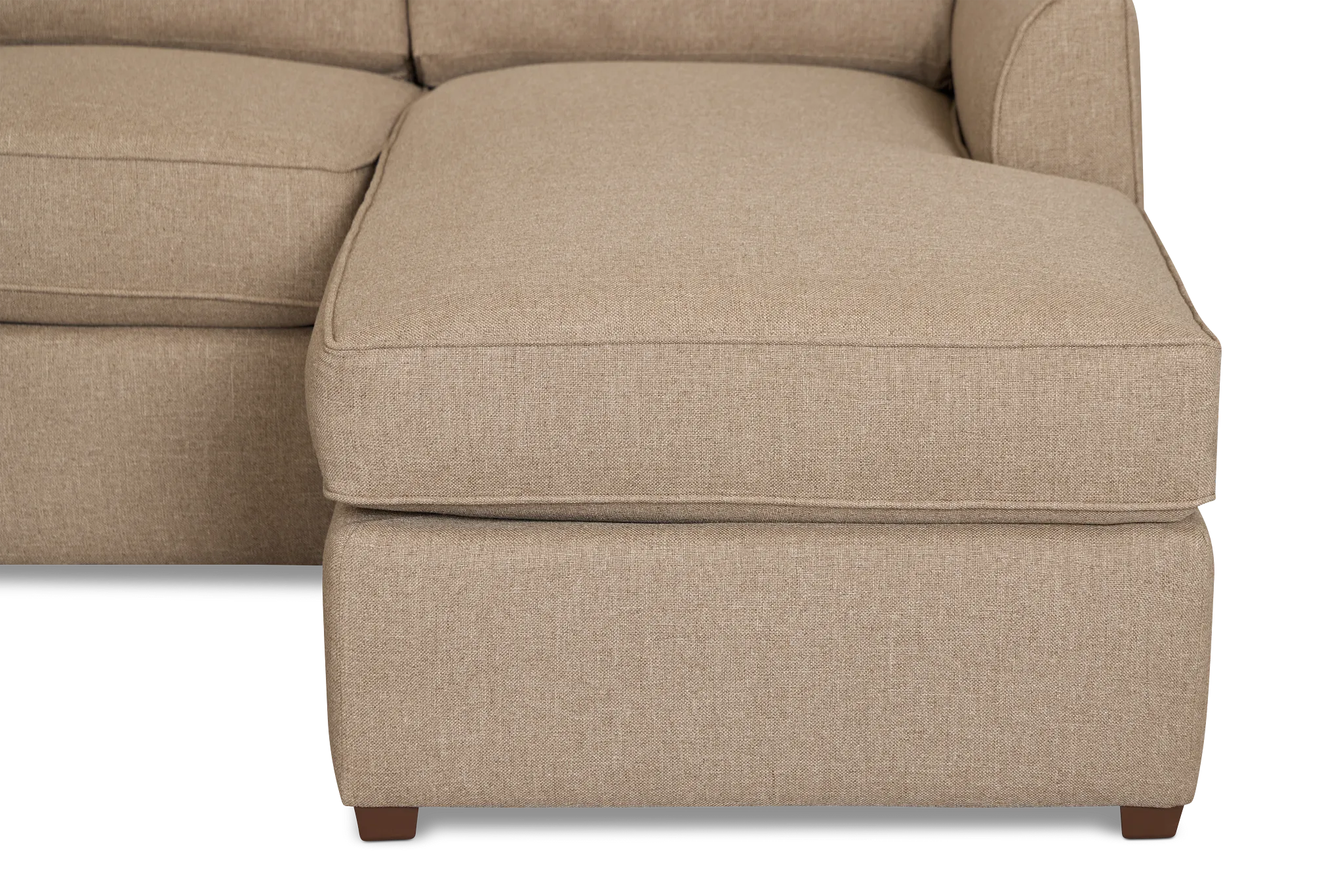 Tate Brown Fabric Right Chaise Sectional