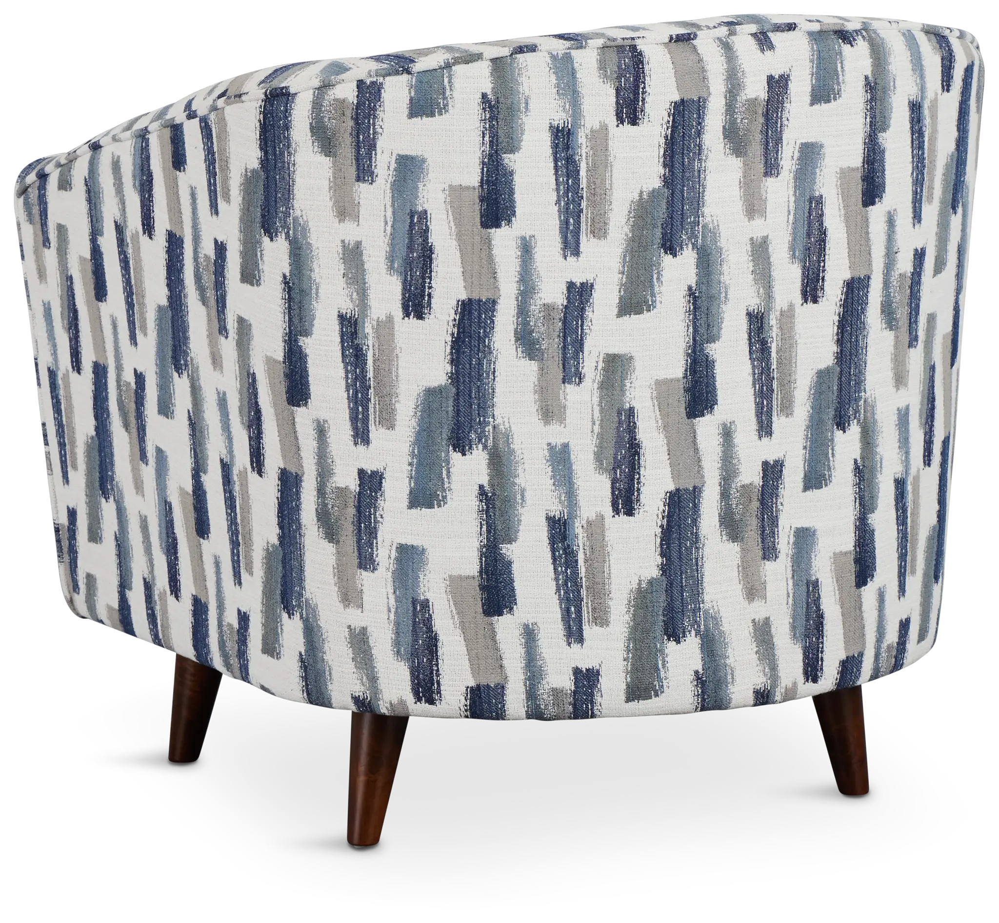 Staccato Navy Fabric Accent Chair Staccato Navy Fabric Accent Chair