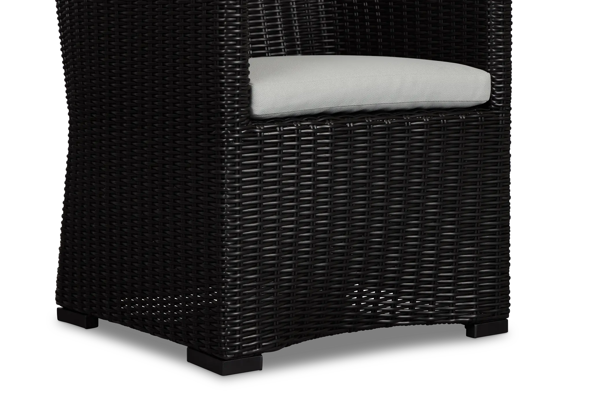 Montecito Black Cushioned Arm Chair Montecito Black Cushioned Arm Chair