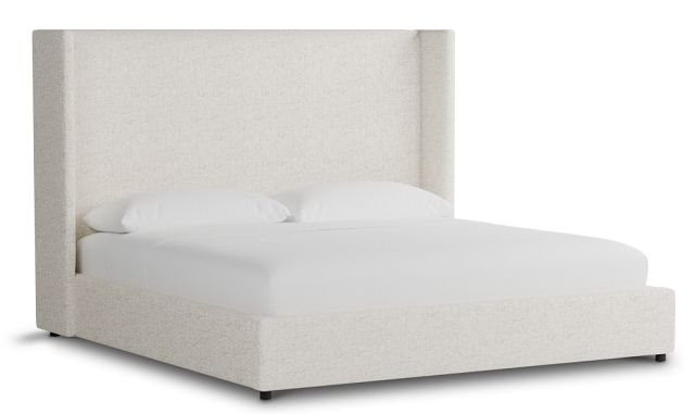 Captiva Natural Beauty Beige 60" Upholstered Shelter Bed
