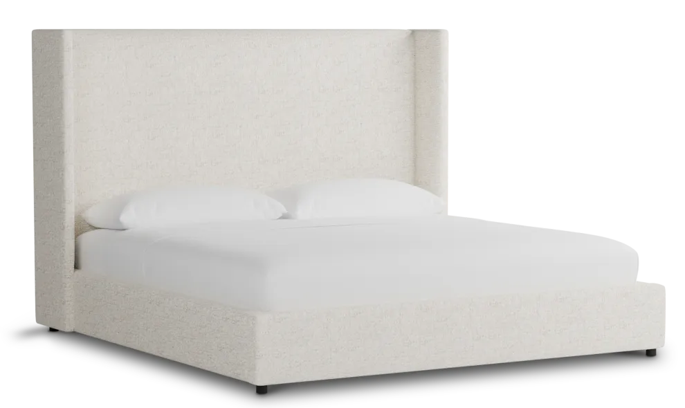 Captiva Natural Beauty Beige 60" Upholstered Shelter Bed