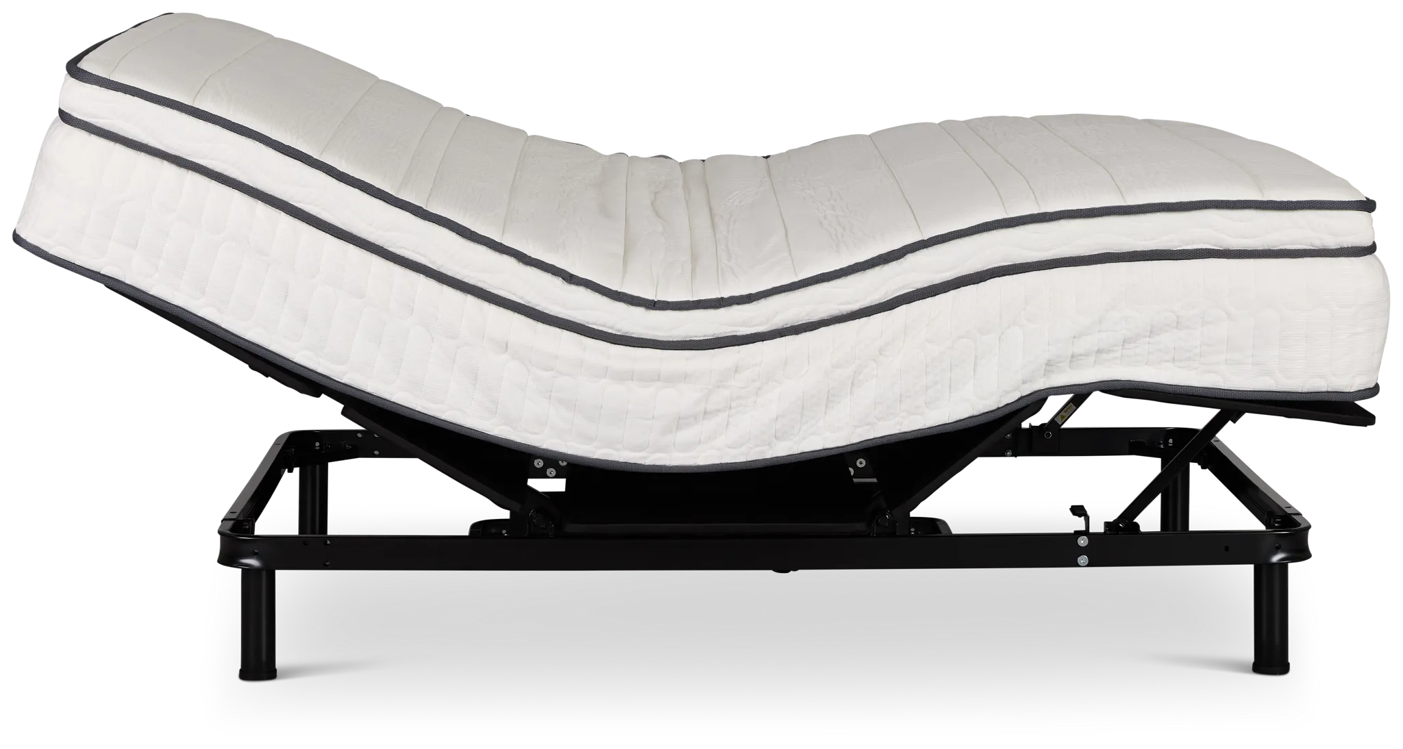 Rest & Renew By Zinus 12" Hybrid Slat Adjustable Mattress Set