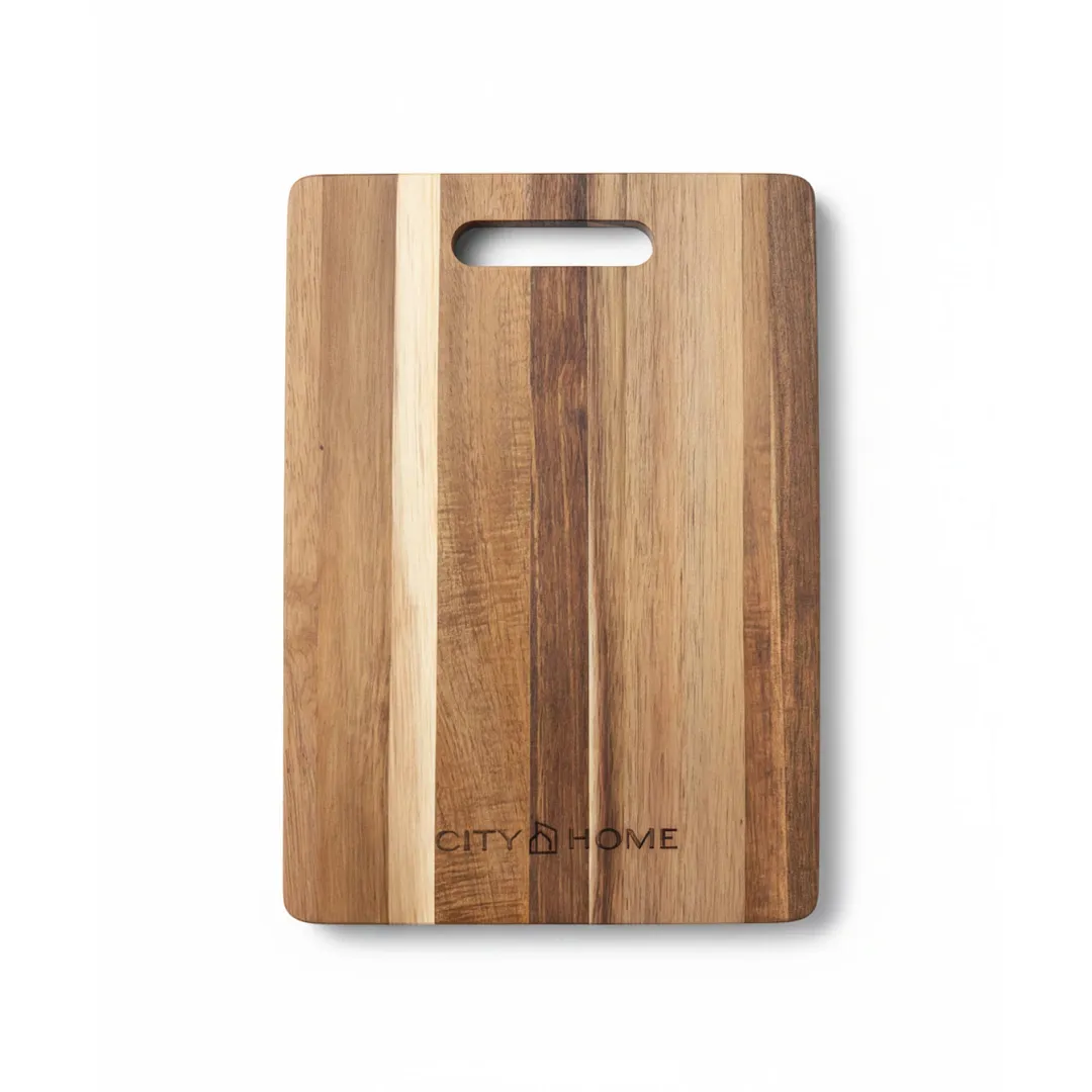 CITY HOME Brown Acacia Cutting Board